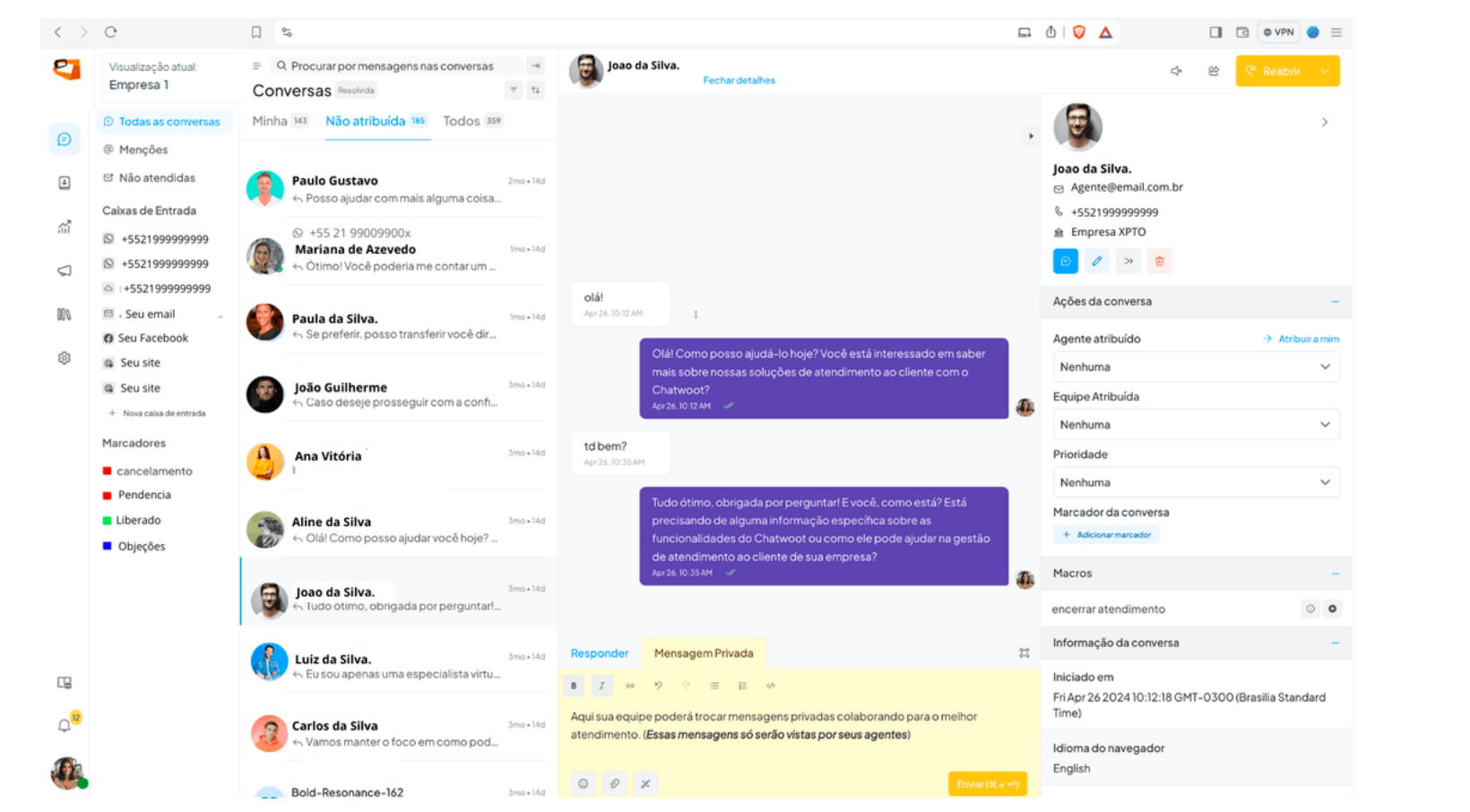 Plataforma de Multiatendimento Inteligente NativaIA - Centralize todos os canais de comunicação em um único lugar